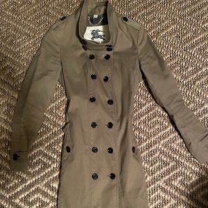 Burberry Trench Coat, Size 2 Women's